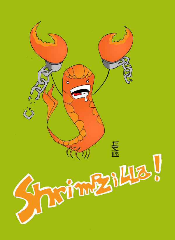 Shrimpzilla Shrimpzilla by EvanLins on DeviantArt
