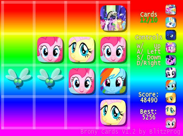 Brony Chart Brony Cards 1 by abvdair on DeviantArt