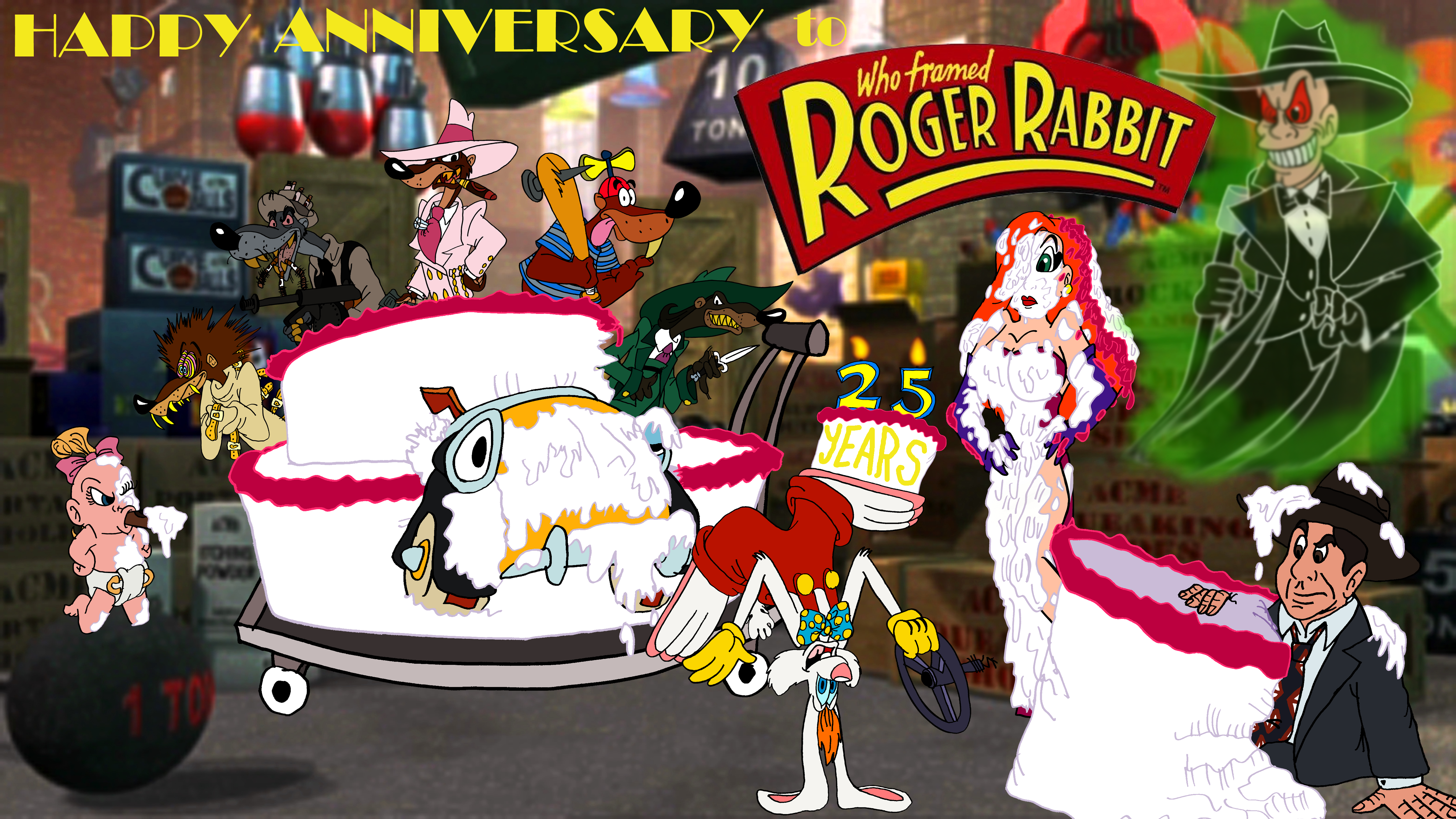 Deviantart Roger Rabbit Png Happy 25th Anniversary, Roger Rabbit! by AverageJoeArtwork on DeviantArt