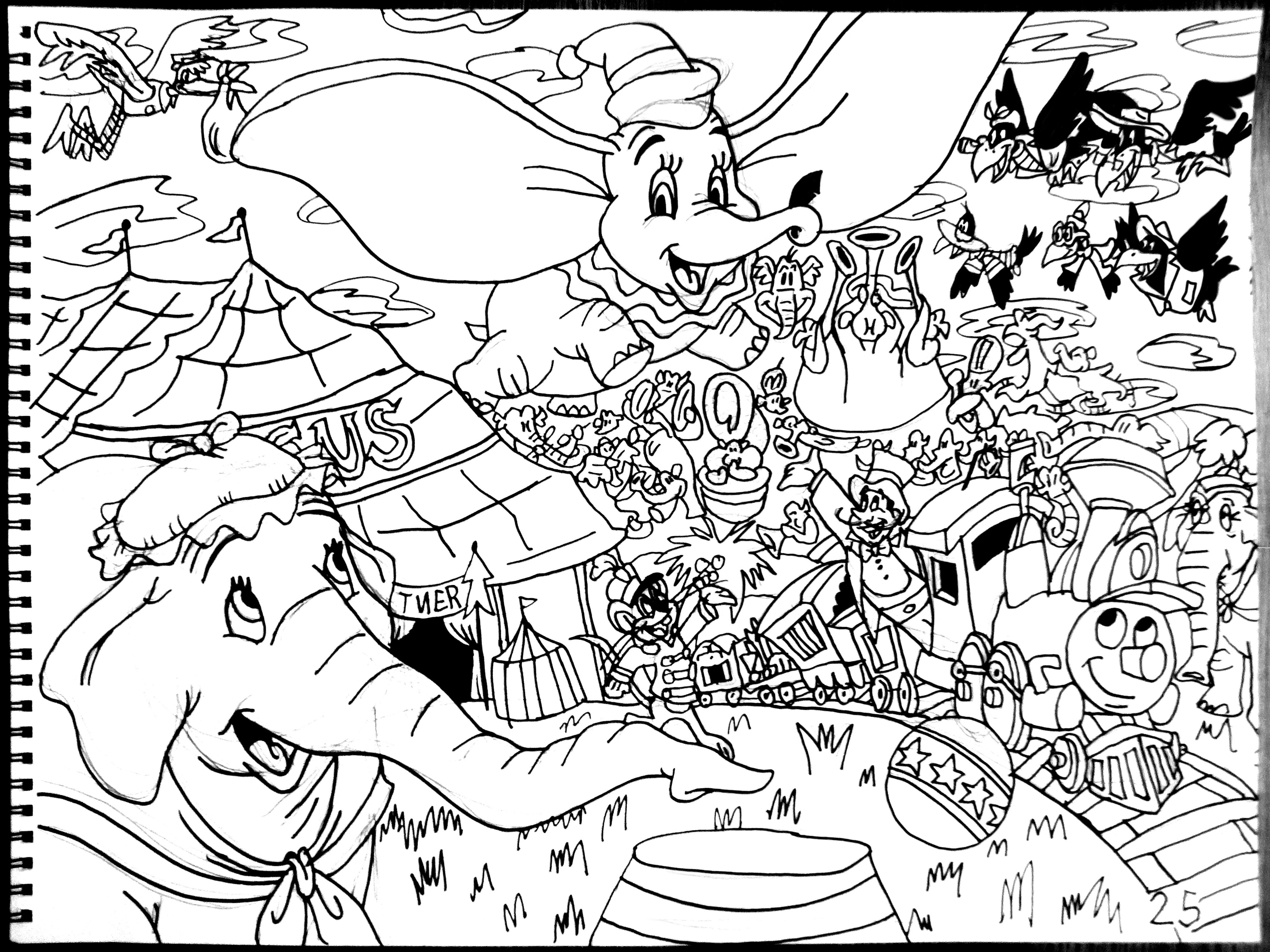 Dumbo Inflation Dumbo by AverageJoeArtwork on DeviantArt