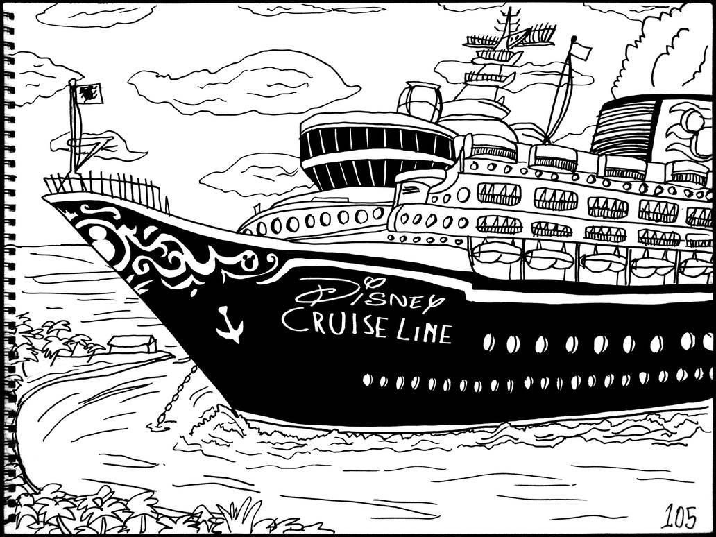 Disney Cruise Coloring Pages — Reference 7 Disney Cruise Coloring Pages — Reference 7