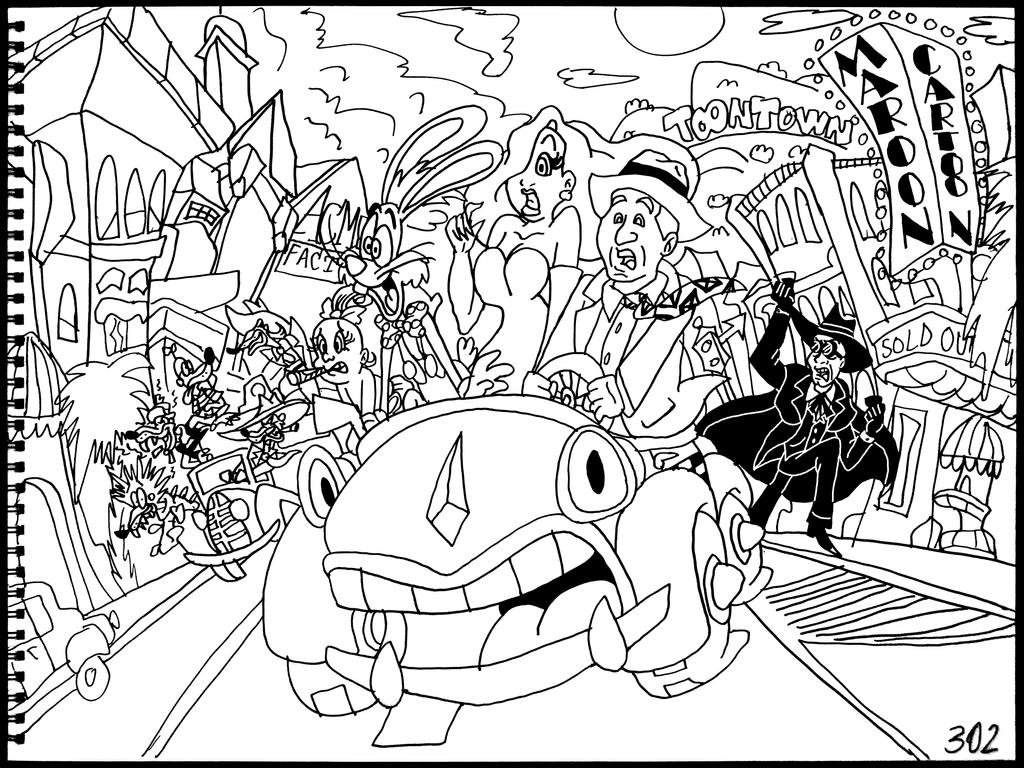 Who Framed Roger Rabbit Concept Art Who Framed Roger Rabbit? (1988)