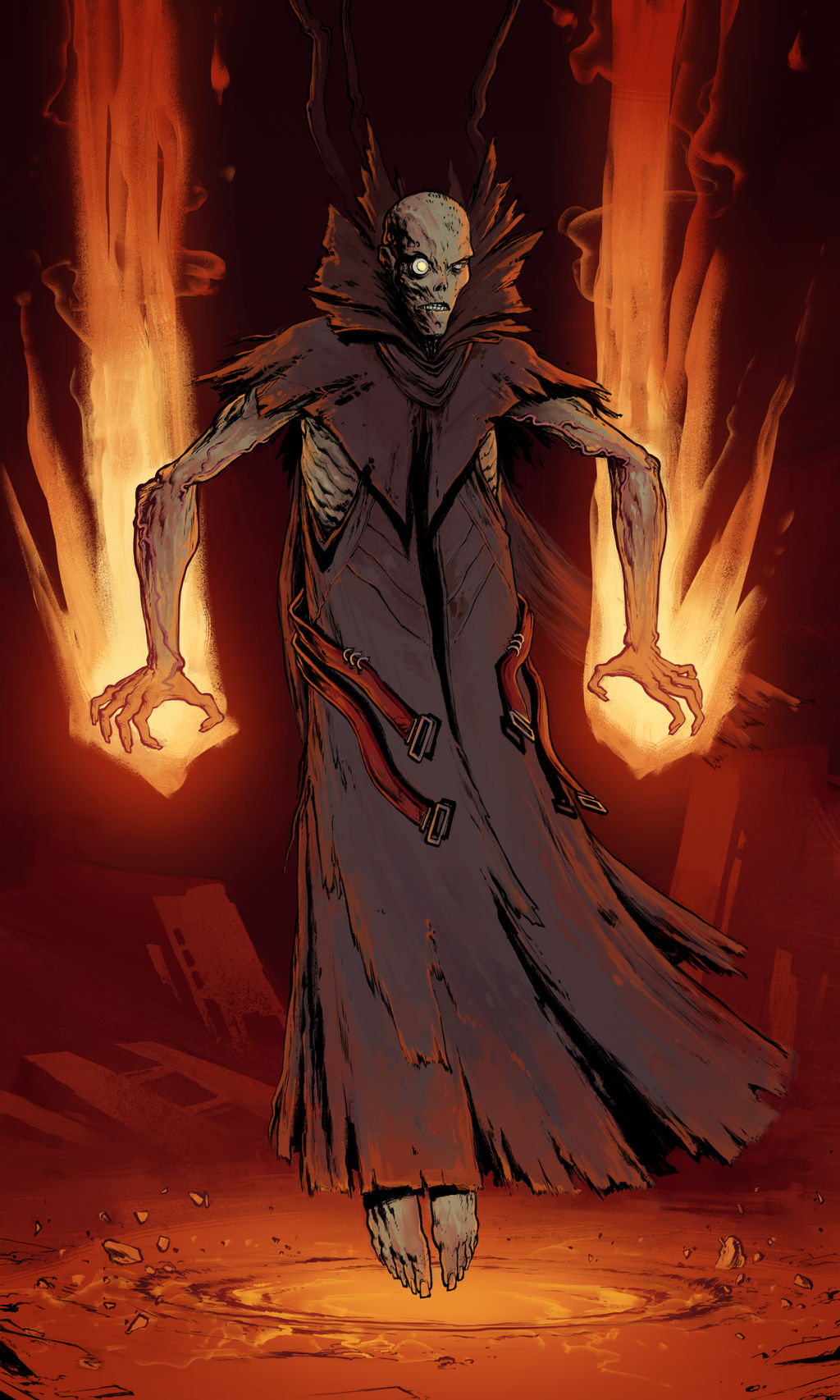 Commission - Pyromancer by RovingNeophyte on DeviantArt