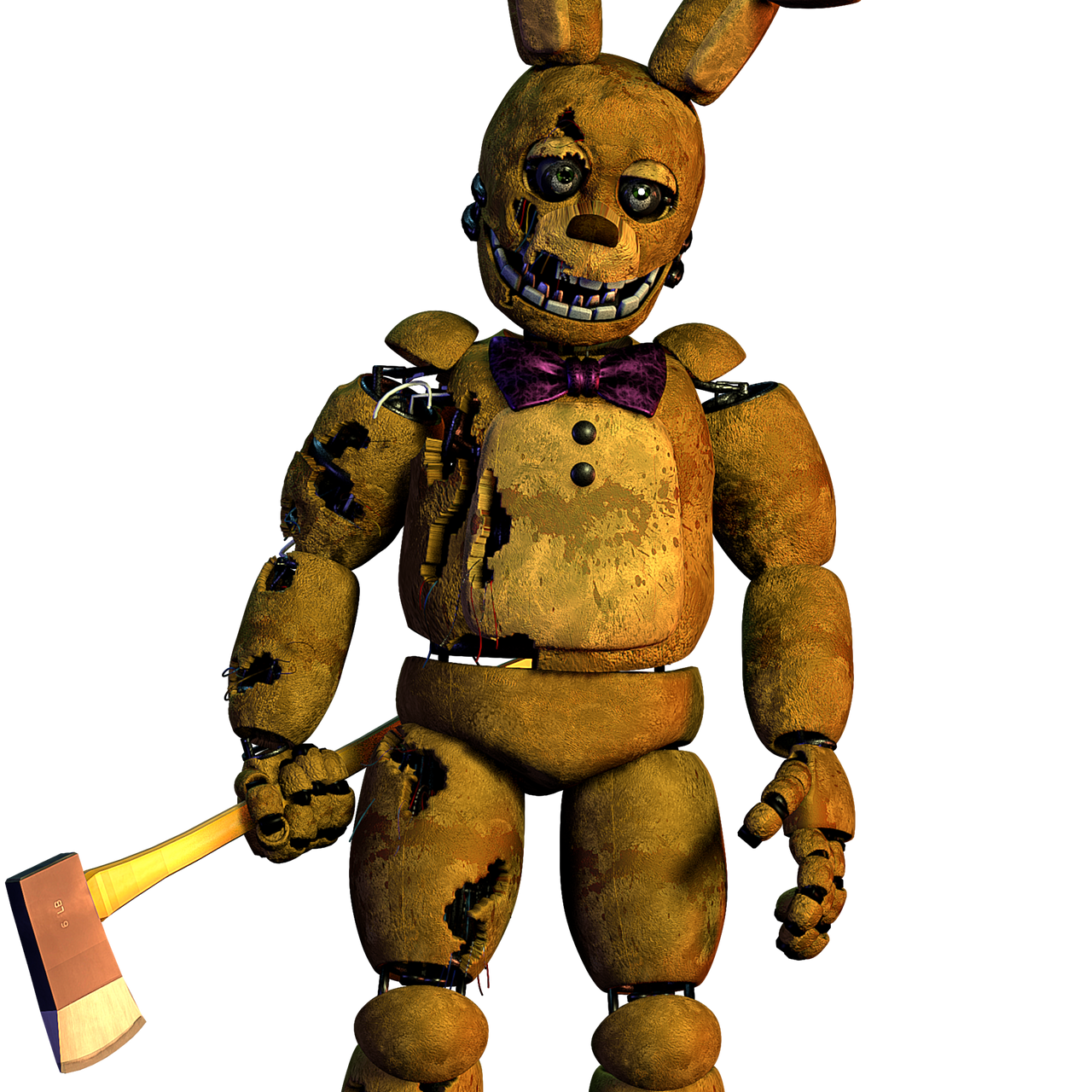 Springbonnie withered springbonnie edit discord release by avaragefnafblender on ...