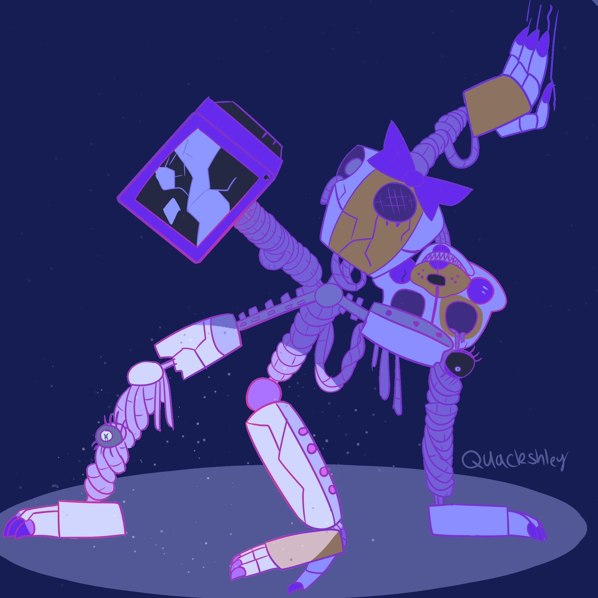 Lolbit - Behind The TV Screen  FNAF FanArt by Laviihx on DeviantArt