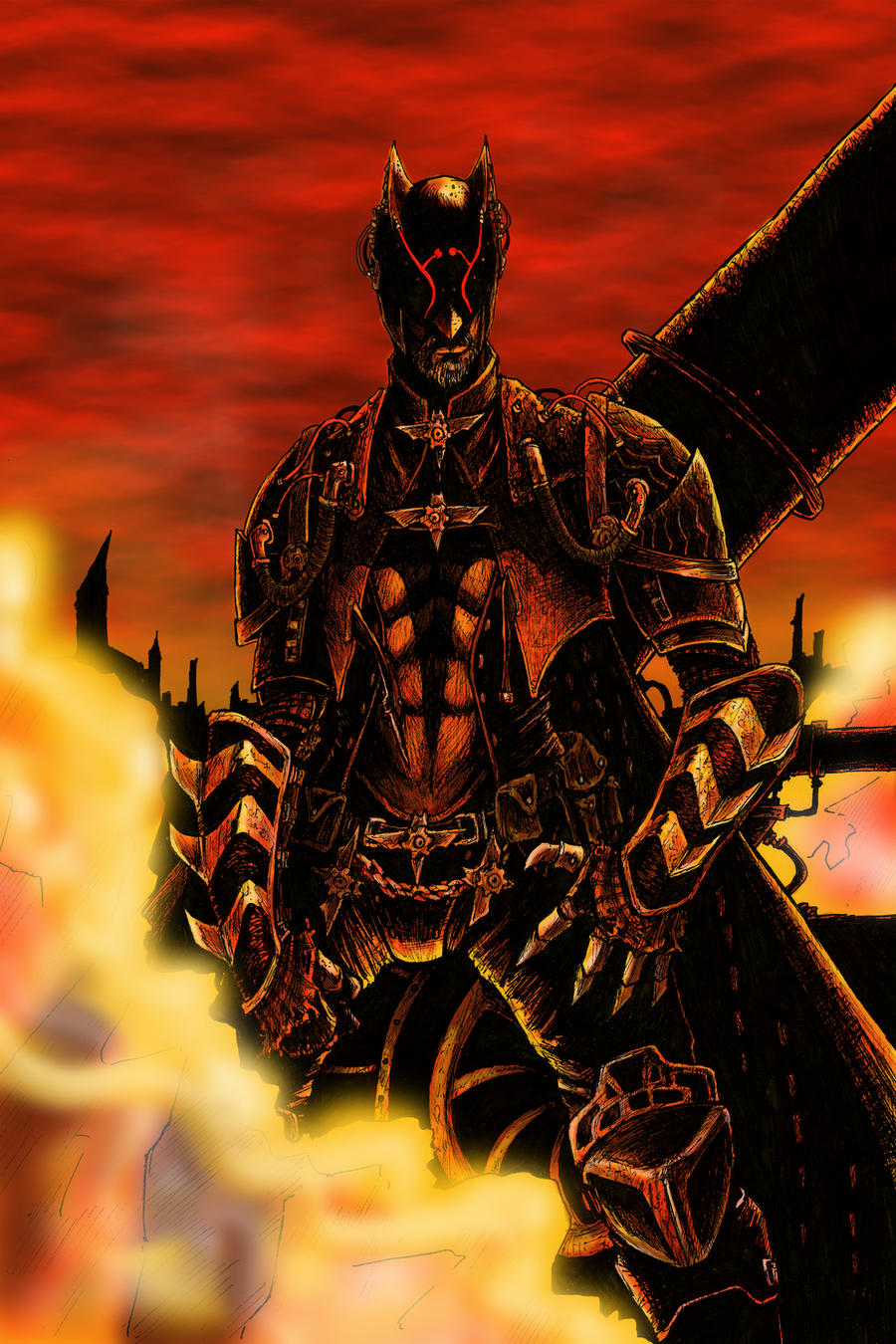 Steampunk Batman by odingraphics