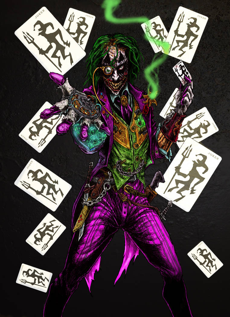Steampunk Joker by odingraphics