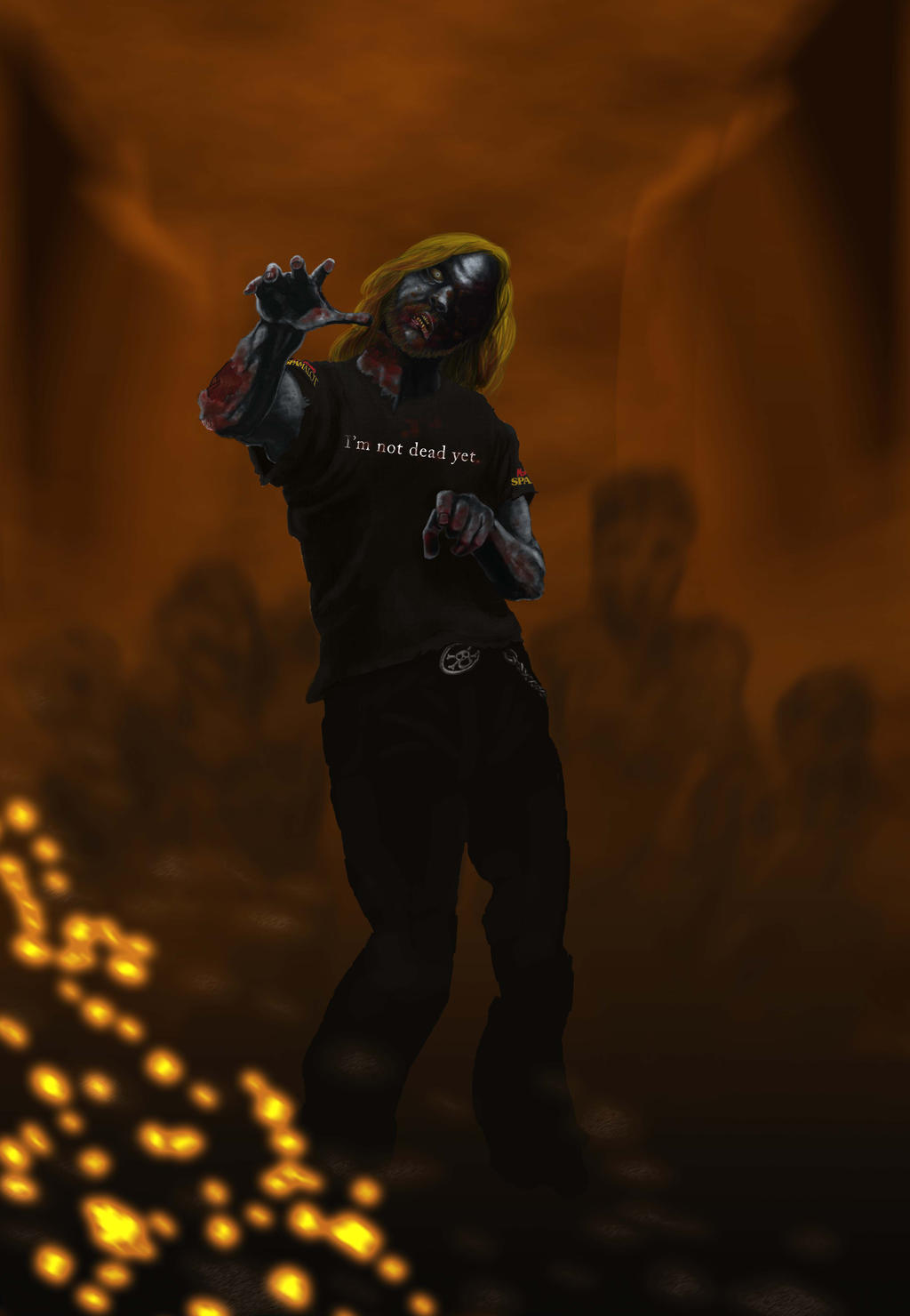 Zombie Self-Portrait by odingraphics