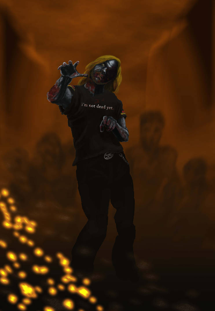 Zombie Self-Portrait by odingraphics