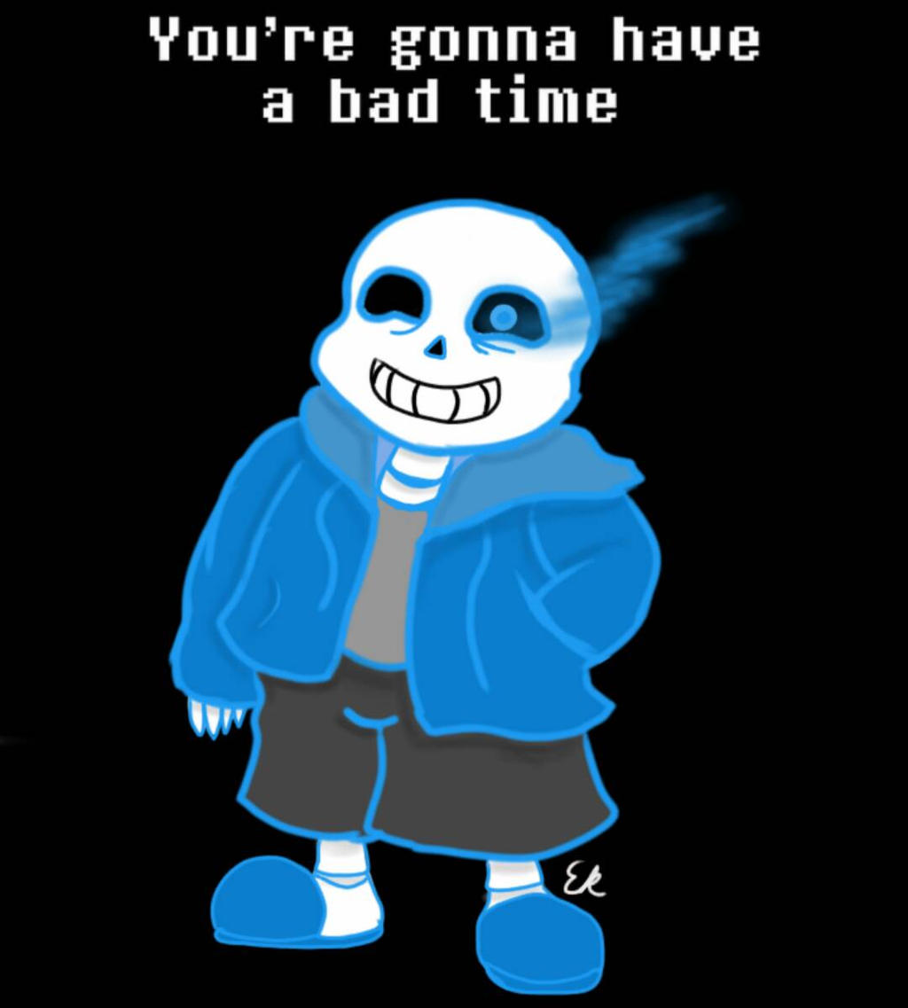 Gallery of Speedpaint 14 You Re Gonna A Bad Time Undertale.