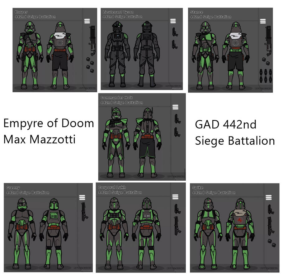 GAD 442nd Siege Battalion Collage 2 by VergilGoblin on DeviantArt