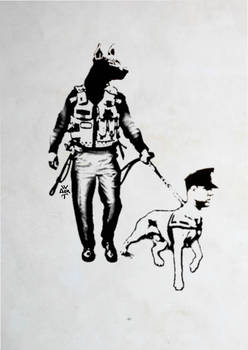 police stencil kakhunwart