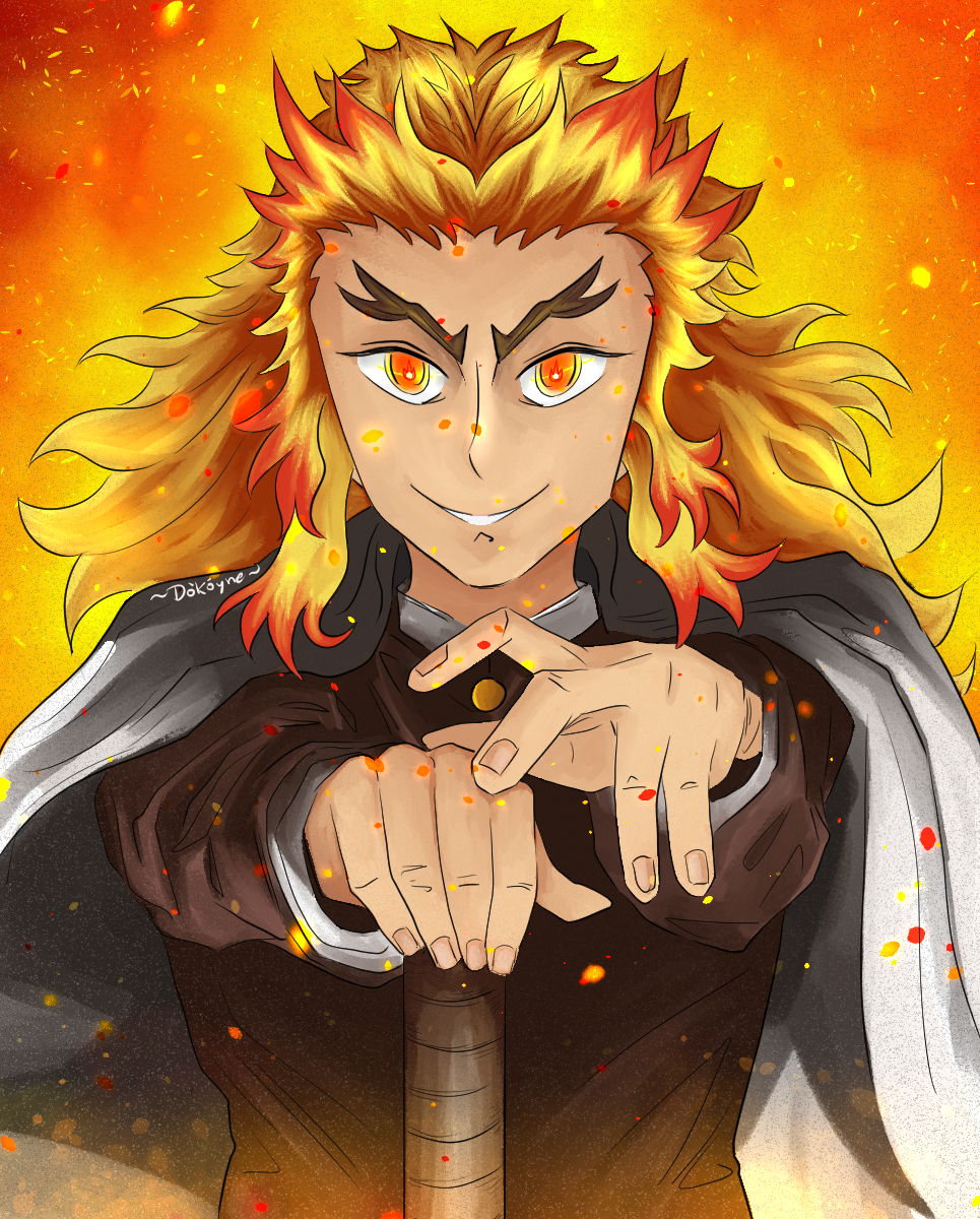 Rengoku KNY Fan Art by Dokoyne on DeviantArt