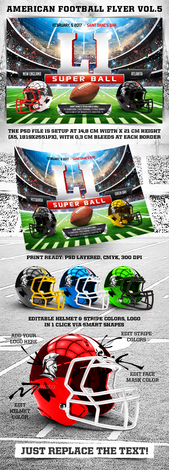 American Football Super Ball Flyer vol.5