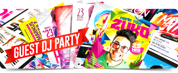 Guest Dj Party Flyers Collection