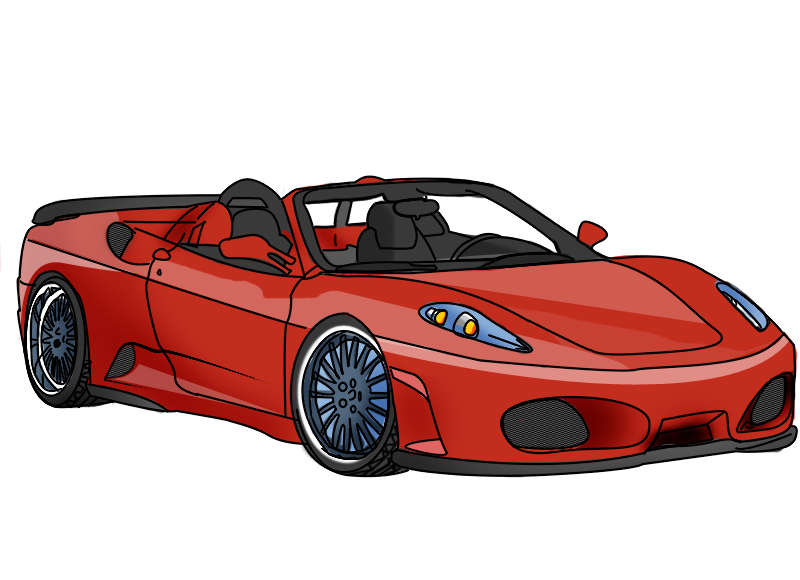 Ferrari Vector by victai on DeviantArt
