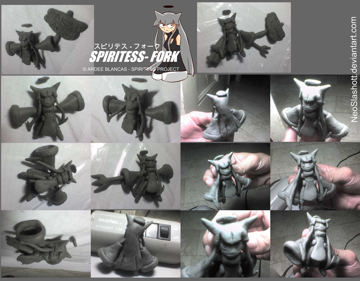 Spiritess Fork-Clay Sculpture