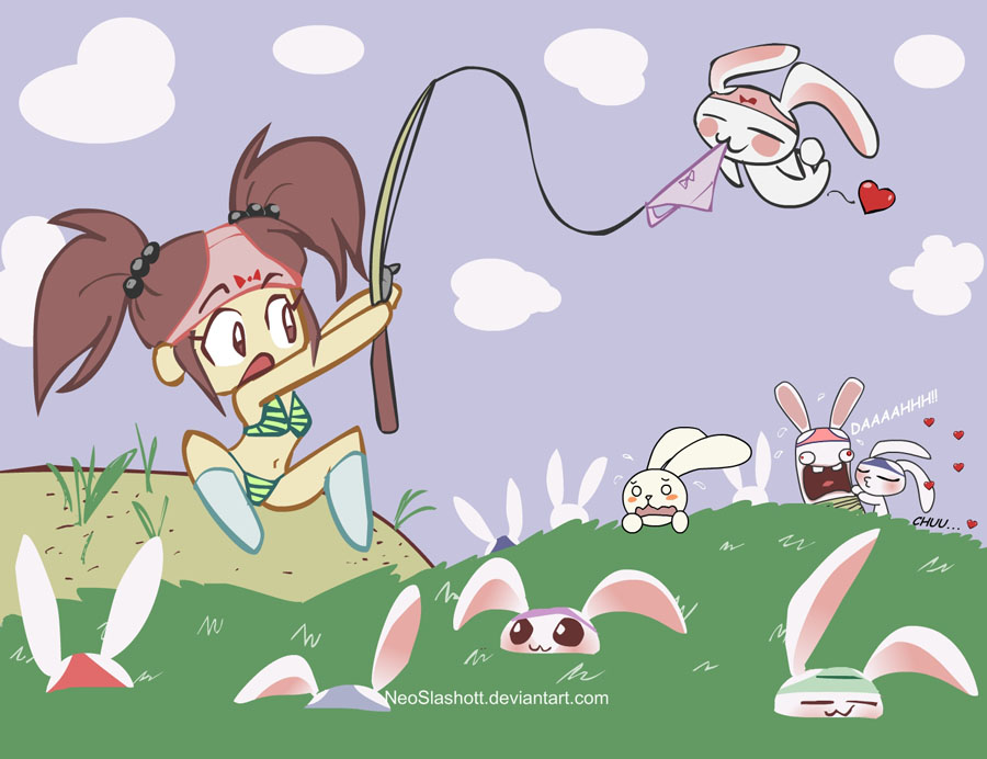 Bunny Fishing