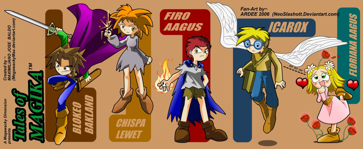 Neoslashott Deviantart Tales of Magika- Characters by NeoSlashott on DeviantArt