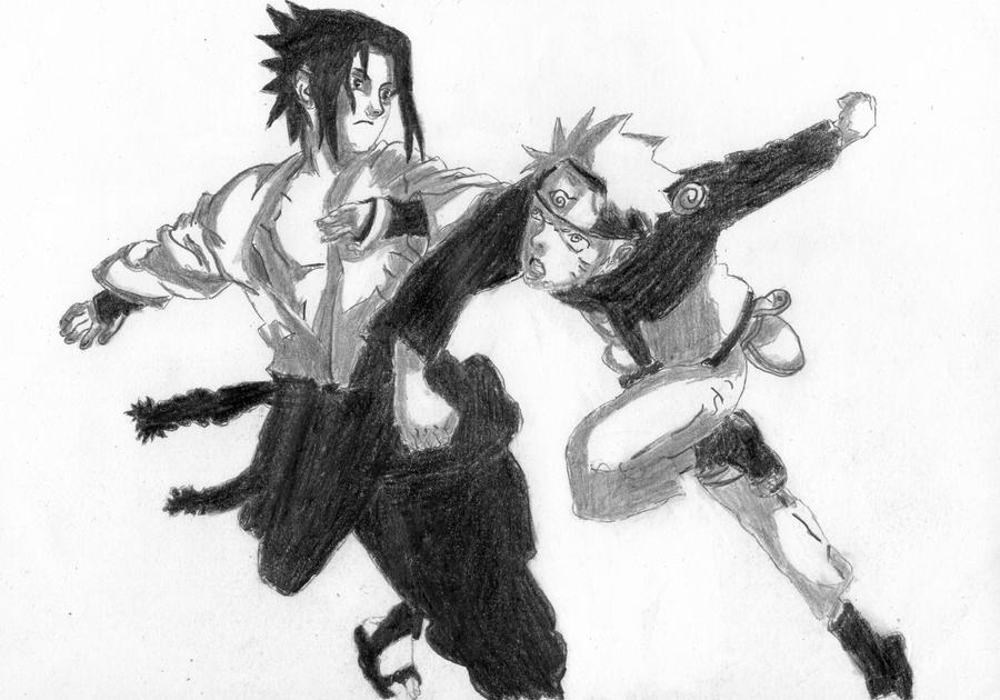 Sasuke Uchia vs.Naruto Uzumaki