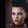 Cyberpunk 2077 Young Rogue VP portrait