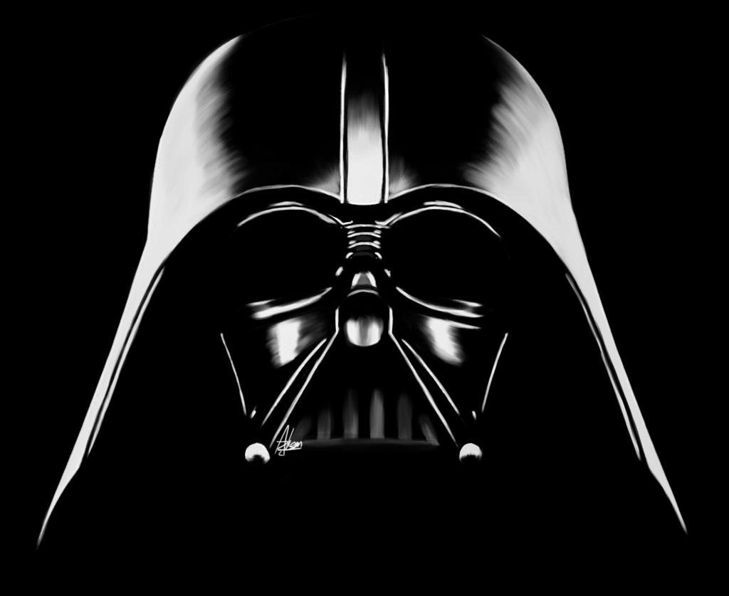 Darth Vader Black and White by Wild-Theory on DeviantArt
