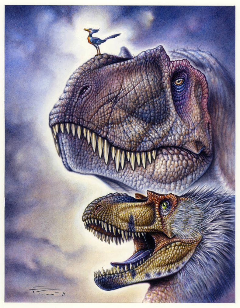 Великий поход динозавров. Горгозавр и Альбертозавр. Горгозавр палеоарт. Горгозавр Тираннозавр. Альбертозавр динозавр.