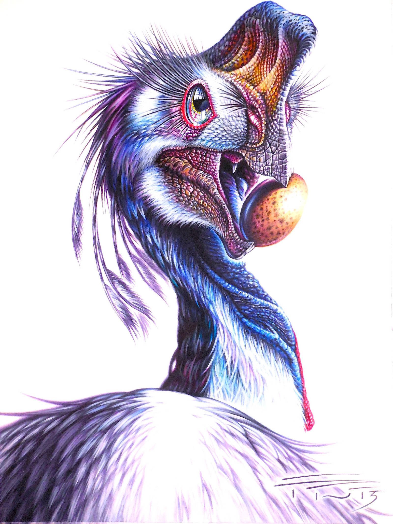 Citipati osmolskae with Byronosaurus egg by PaleoPastori
