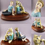 lady and lady with tail (figurine)
