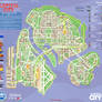 Capital City Info and Tourism Map