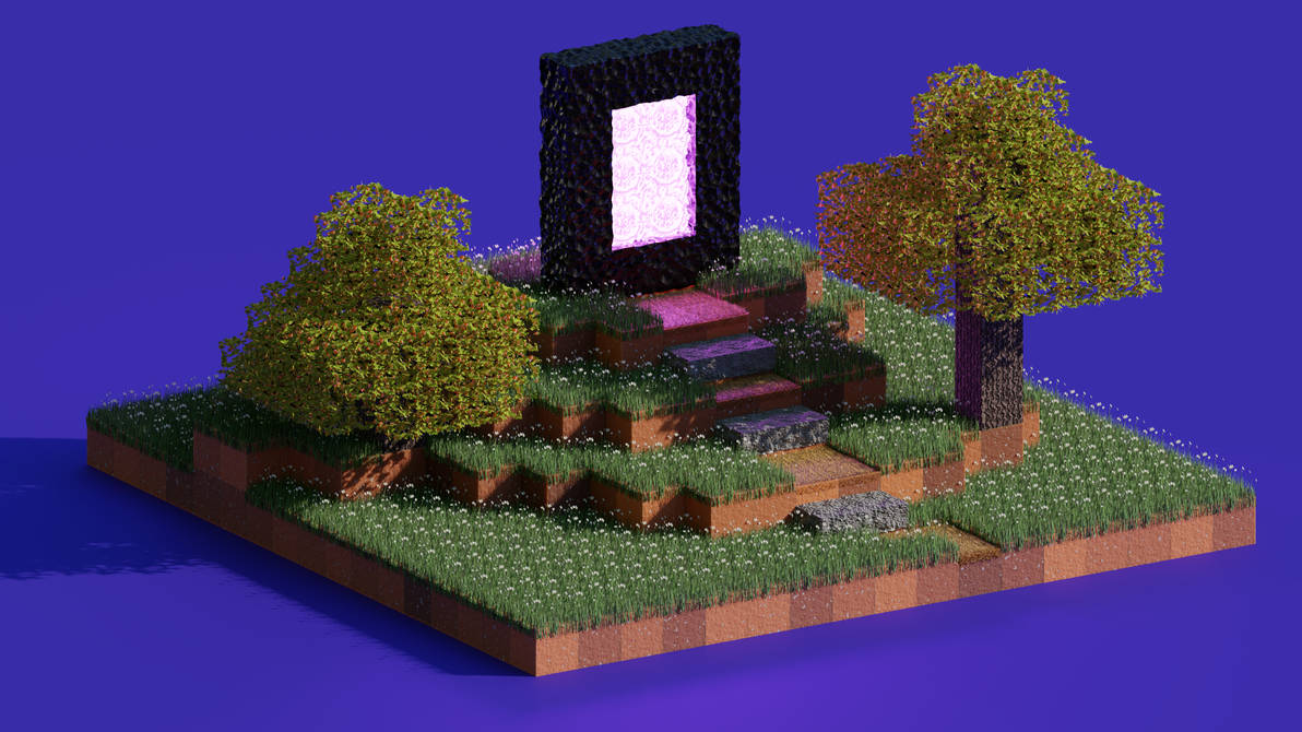 Minecraft Portal By ArataKamikaze On DeviantArt minecraft-portal-by-aratakamikaze-on-deviantart