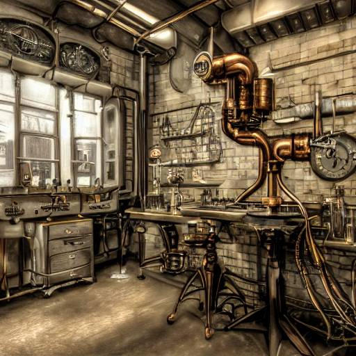 Steampunk laboratory by OpticalD1 on DeviantArt