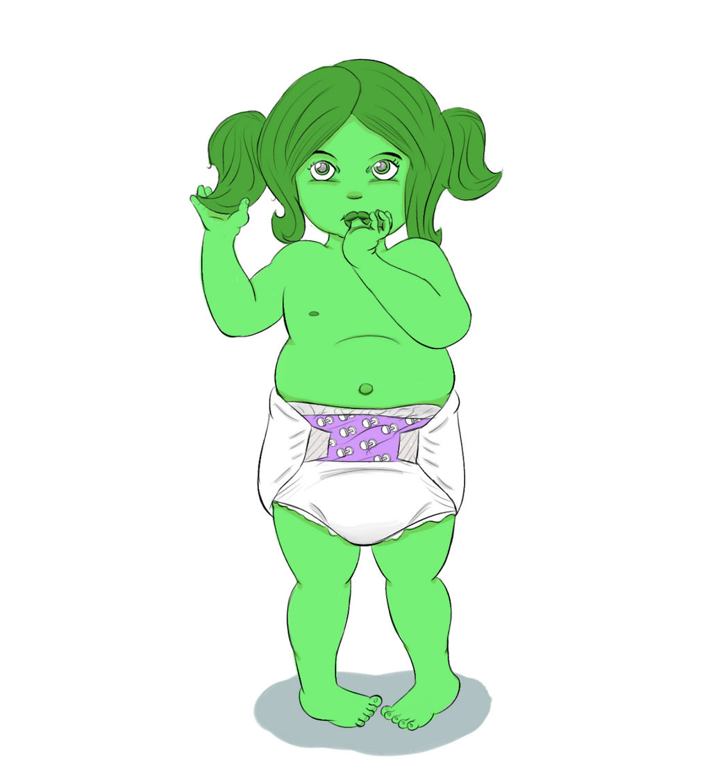 Age Regressed She-Hulk (Commission for jayteezee)