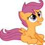 Sitting Scootaloo Vector