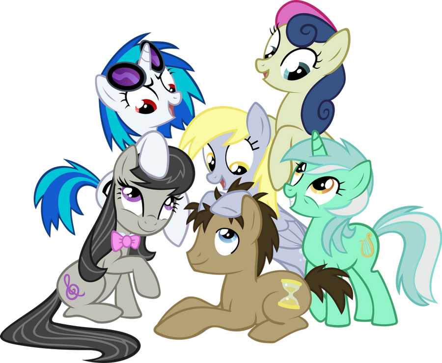 The Mane Background Ponies