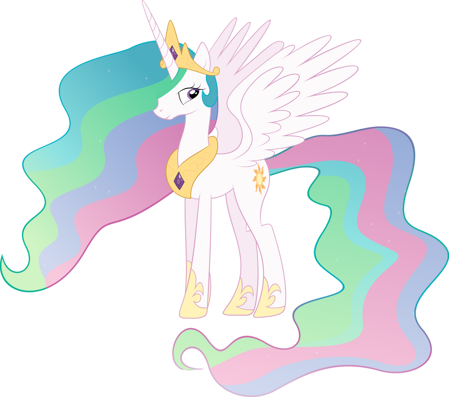 Princess Celestia Vector by hombre0