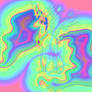 Rainbow Princess Celestia