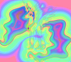 Rainbow Princess Celestia