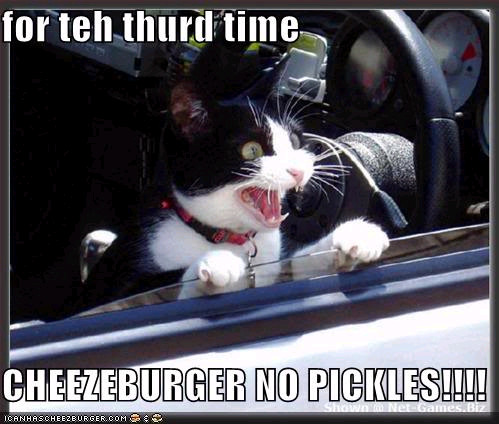 Cheezeburger frustrationz