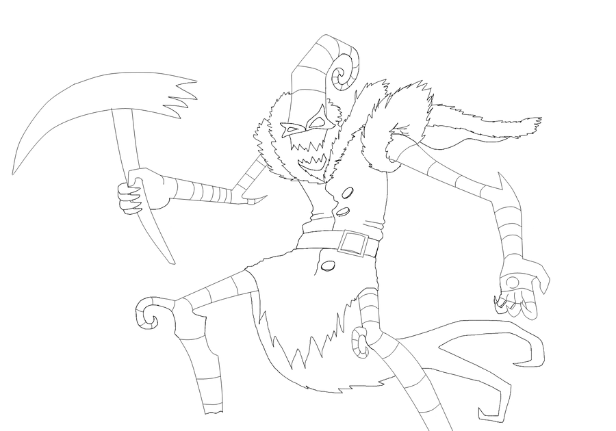 Fiddlestick Dark Candy (Outlines) by lolgschi97 on DeviantArt