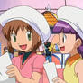 Sakura and Tomoyo in Pokemon