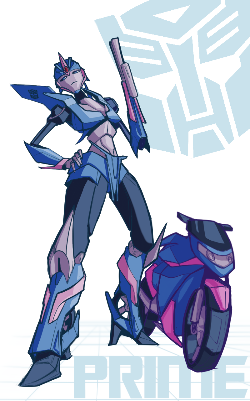 VanerchesT (comm open) on X: Arcee from Transformers Prime  #Transformersfanart #digitalart #arcee #transformersprime   / X