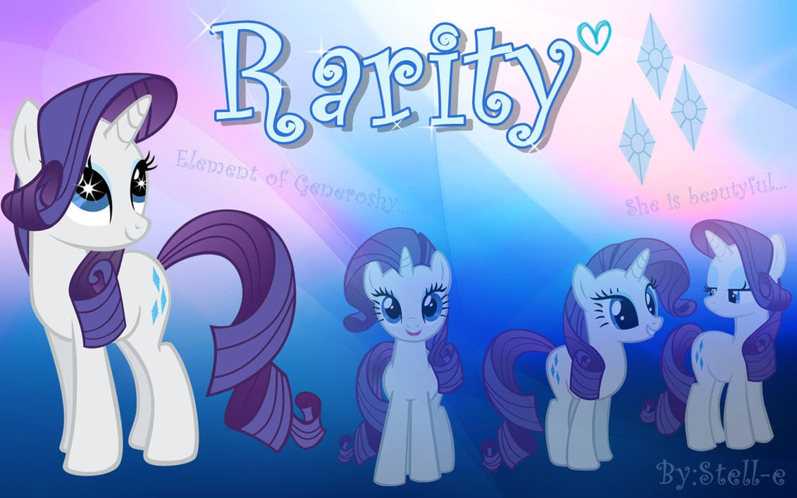 Rarity wallpaper by Stell-e on DeviantArt