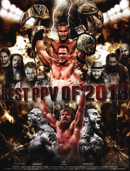 WWE Best PPV Of 2013 Poster