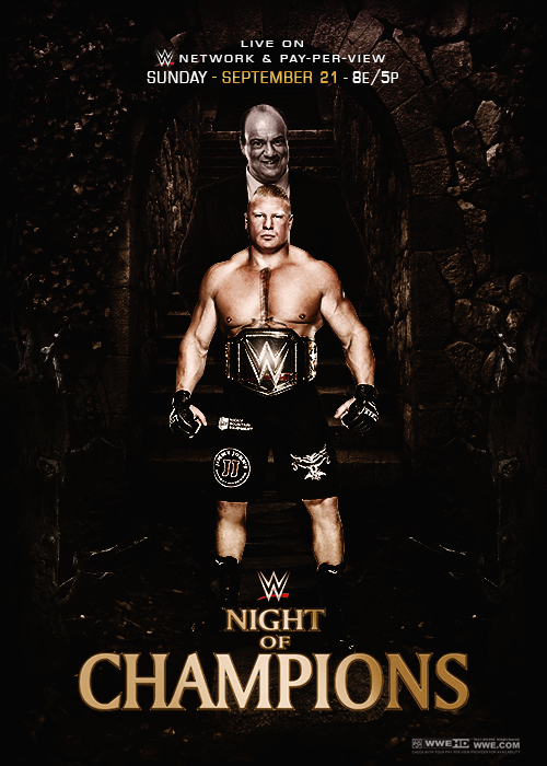 WWE Night Of Champions 2014 Poster