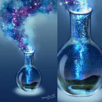 Magic flask GALAXY