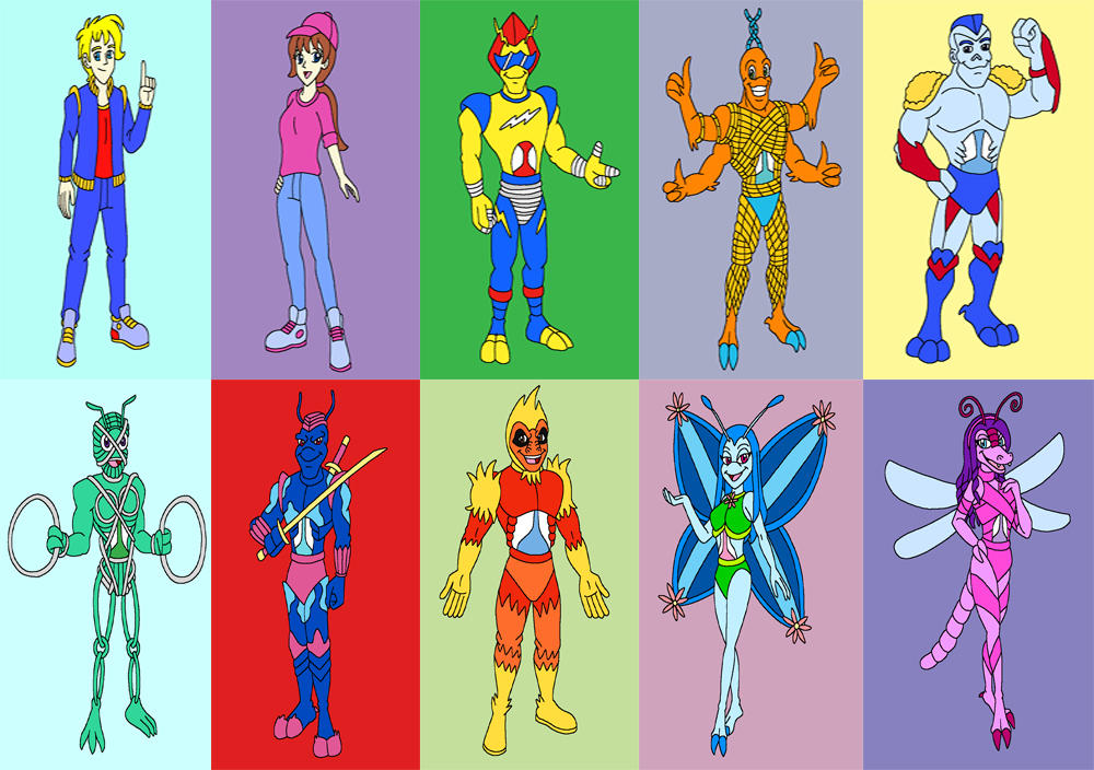 Creepy Crawlers Heroes by sammychan816 on DeviantArt
