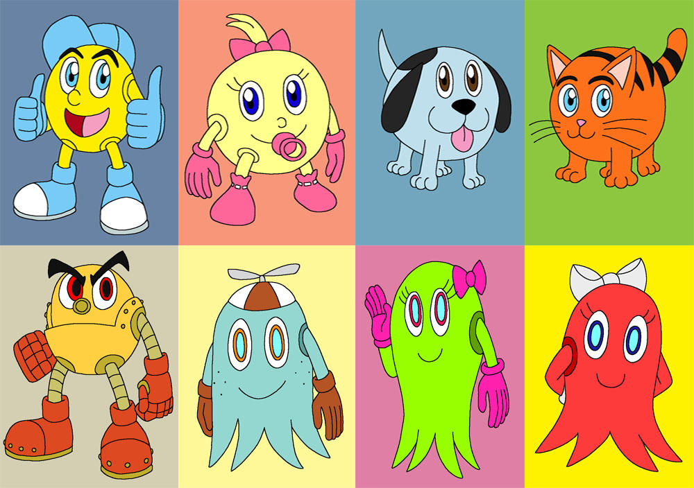 Pac-Man Additional Characters by sammychan816 on DeviantArt