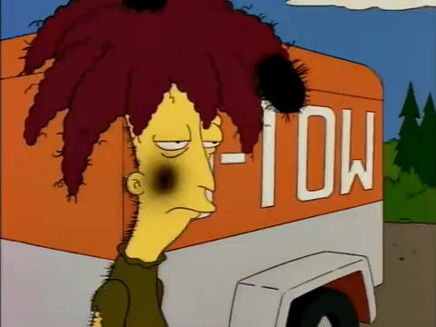 Sideshow Bob Stepping on Rakes Gifs by sammychan816 on DeviantArt