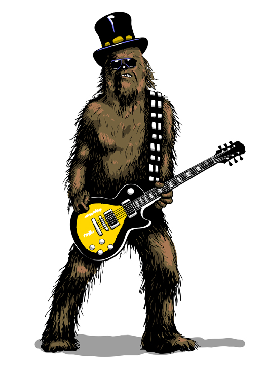 Wookie on Guitar